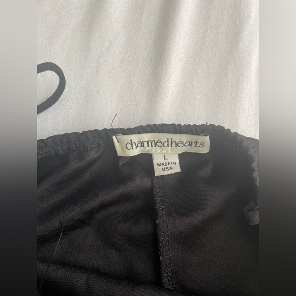 Size Large Mid-Length Black Feather Dress - Picture 4 of 5